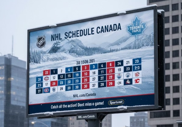 NHL Schedule Canada