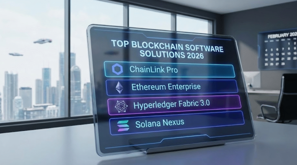 Top Blockchain Software Solutions 2026