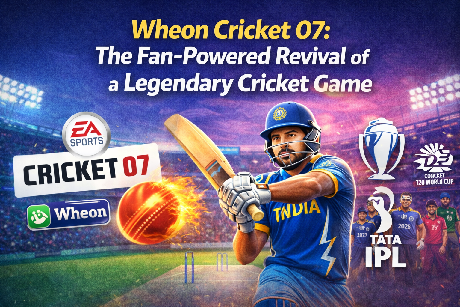 Wheon Cricket 07 The Fan-Powered Revival of a Legendary Cricket Game