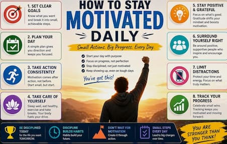 How to Stay Motivated Daily